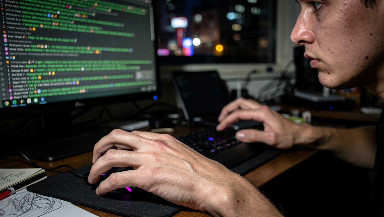 Frustrated creator using Discord for AI art instead of a web AI image generator