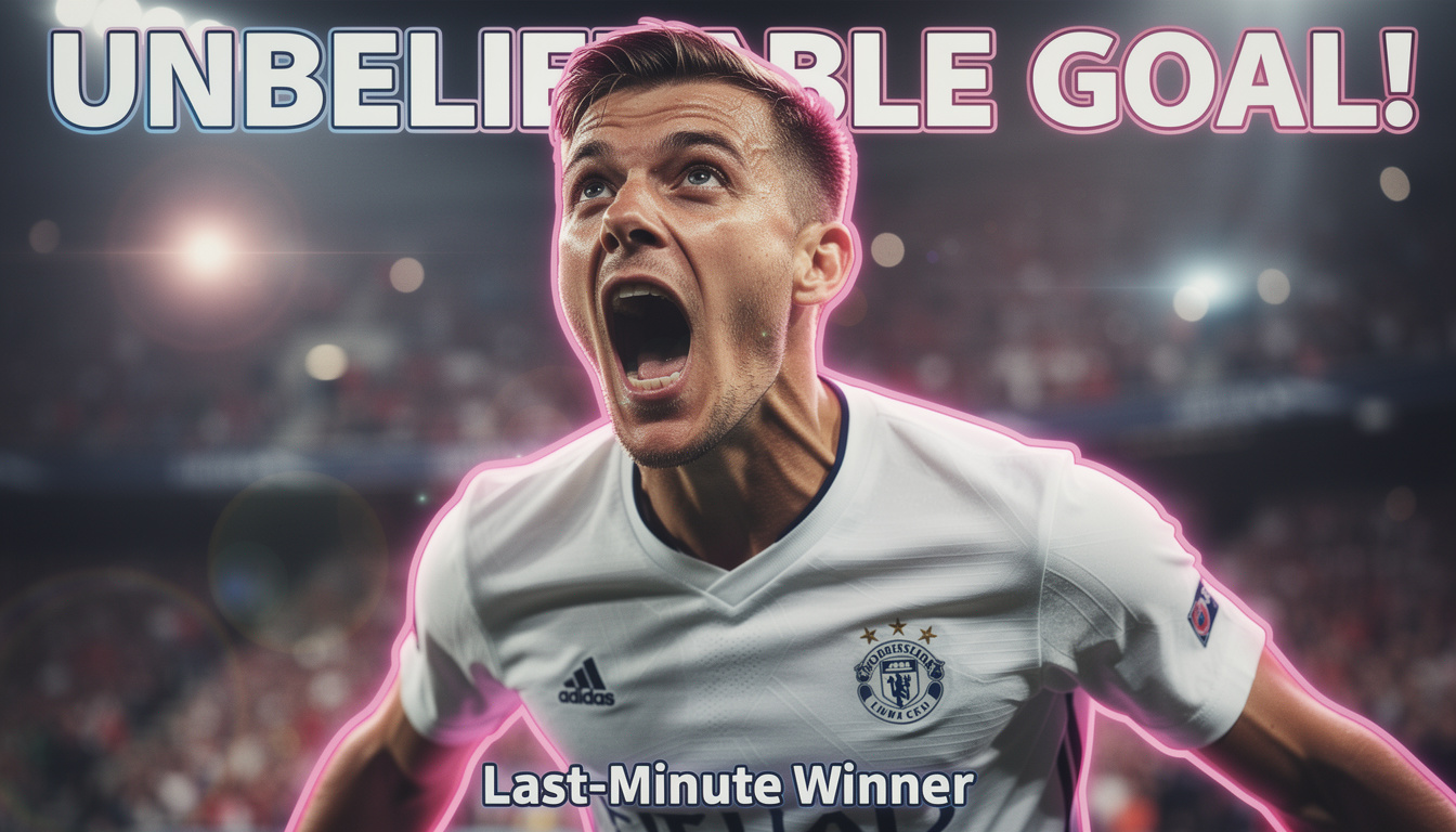 Tech review YouTube thumbnail AI generator example neon colors