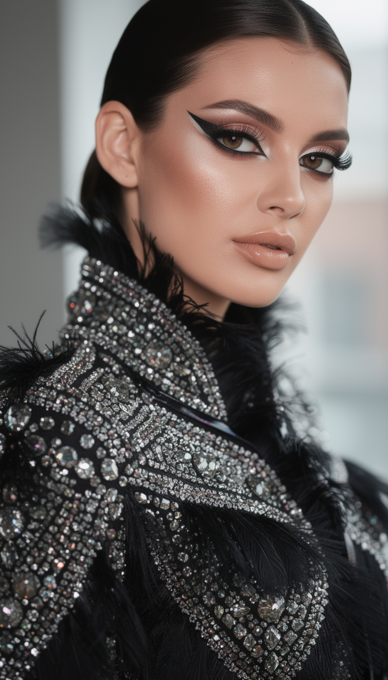 Fashion editorial AI model generation 8K resolution high fidelity