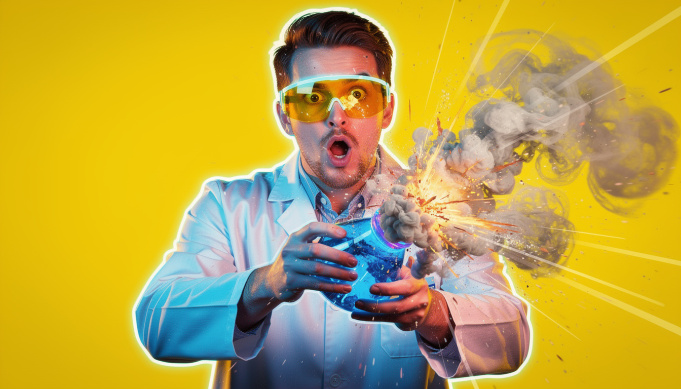 High-contrast AI art YouTube thumbnail generated by Veeb Vision