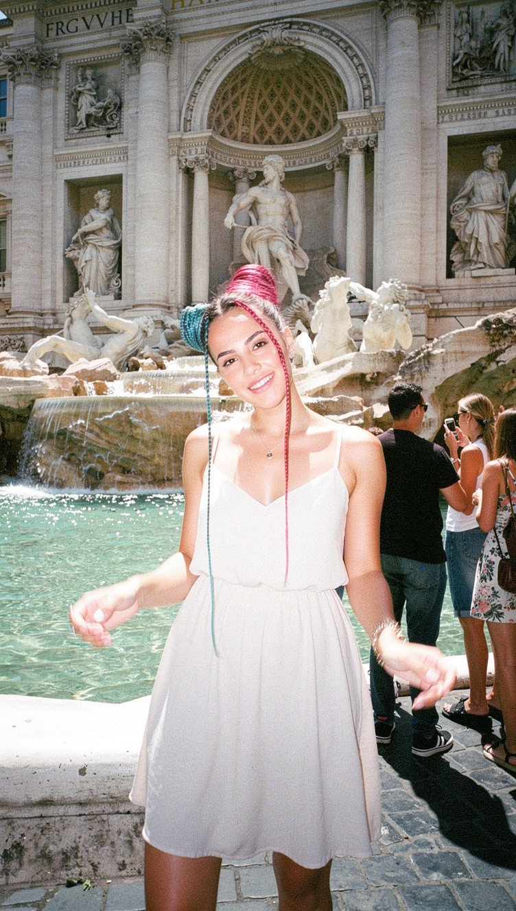 AI character consistency reference upload Rome Italy