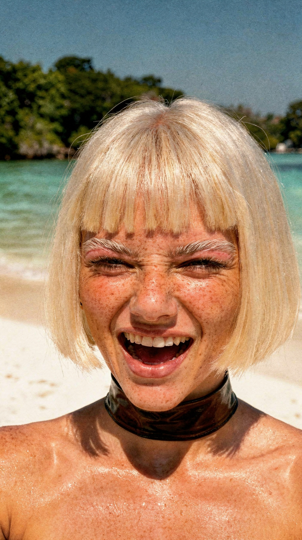 Veeb Vision character reference base portrait AI art without 3D look