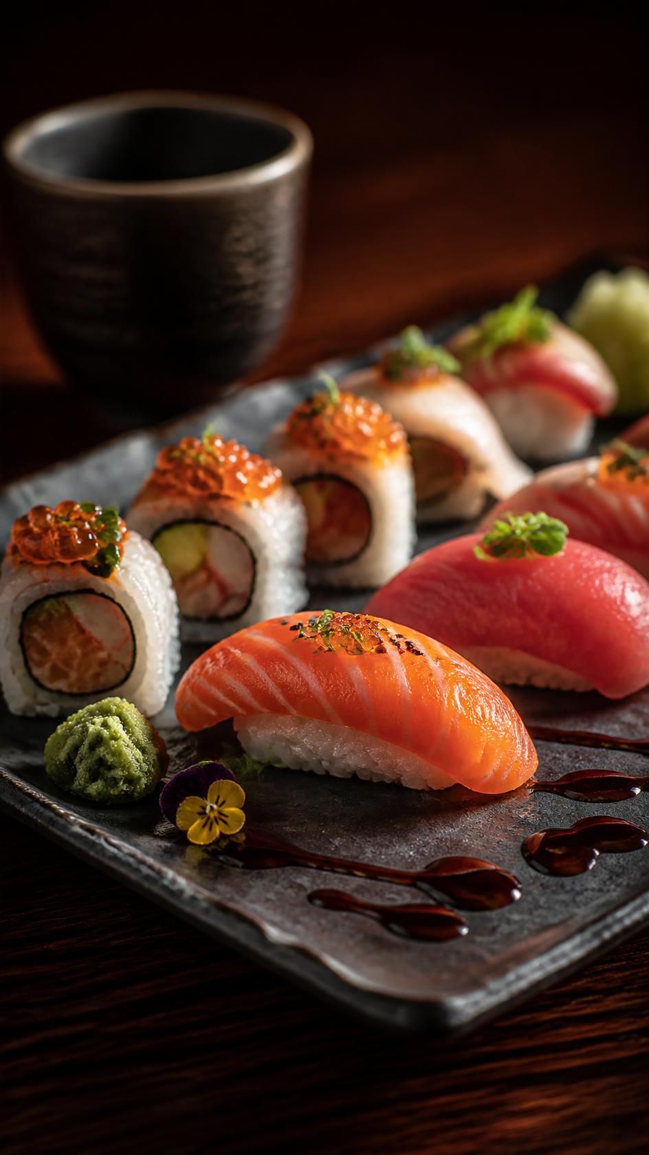 Close-up gourmet dish for Kai Luxe